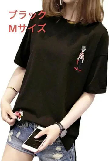 반팔 티셔츠 여성용 여름 티셔츠 면 얇은 소재 칠부 소매 크루넥 셔츠