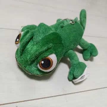 디즈니 리조트 라푼젤 파스칼 어깨 봉제 인형