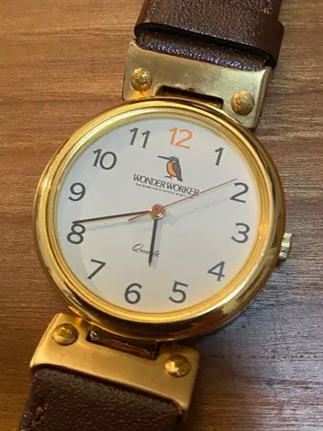 WONDER WORKER 쿼츠 손목시계 빈티지 아날로그
