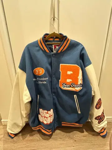 Ben Davis 바시티 자켓 파랑/화이트 1935년 설립
