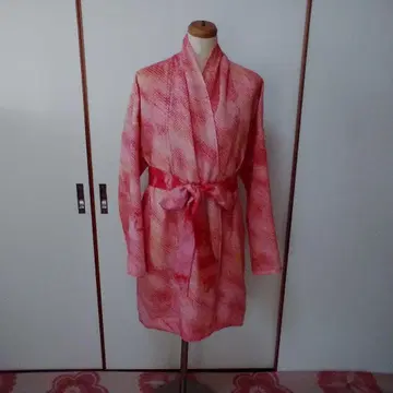 기모노 리메이크 코트풍