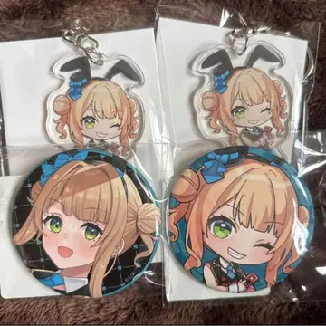 니지산지 카부라기 로코 Secret Party DMM 캔뱃지 아크링 키링