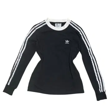 adidas 오리지널스 긴팔 상의 쓰리 라인 사이드 라인