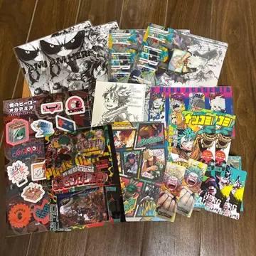 히로아카 부록 세트 클리어 파일 스티커 나츠코미 엽서 책갈피