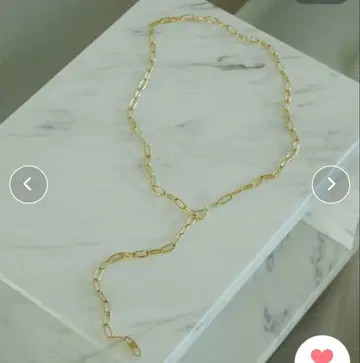 GALLARDAGALANTE 오벌 체인 프리 목걸이