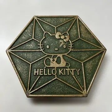 냄비 받침 헬로키티 (금/와카쿠사) 냄비 받침