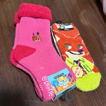 택 포함 새상품 주토피아 닉 주디 삭스 양말 사이즈 약 23~25cm
