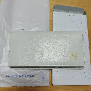 황거 지갑 화이트 장지갑