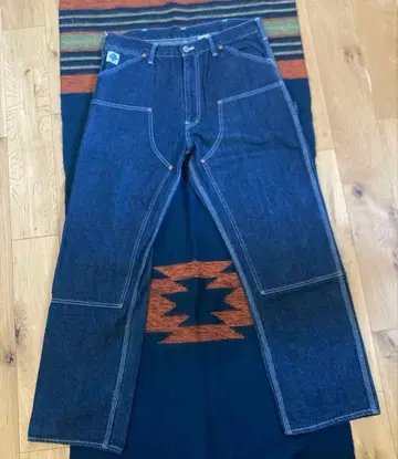 포스트 오버올즈 더블니 페인터 팬츠