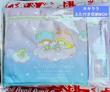 키키라라 뚜껑 있는 수납 박스 아베일 산리오 새상품