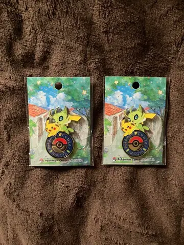 포켓몬 센터 로고 핀즈 나고야 2개 세트