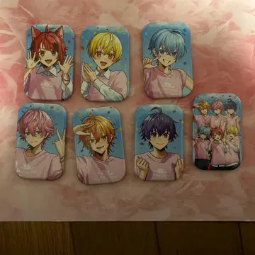 STPR Family 랜덤 스퀘어 캔뱃지 7점 풀세트