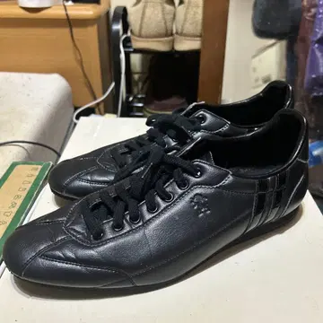 블랙 가죽 신발 패트릭