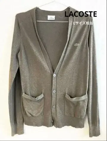 LACOSTE 라코스테 올리브 그린 가디건 L 사이즈 상당