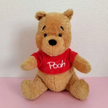 도쿄 디즈니랜드 푸우 봉제 인형 택 포함