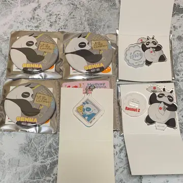 란마 1/2 사오토메 겐마 팬더 모습 캔뱃지 외