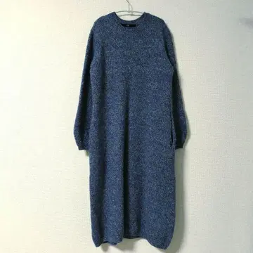 45r 니트 롱 원피스