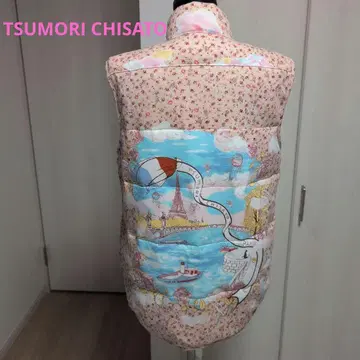 [ 새상품급 ] 츠모리치사토 수면 리버서블 베스트 핑크 프리 사이즈