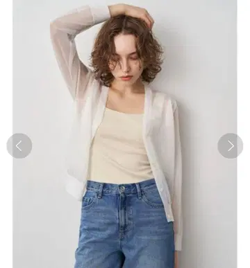 ELENDEEK 완판 시어 V넥 가디건