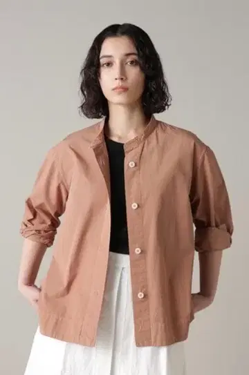 MHL 컴팩트 코튼 포플린 2024SS 노카라 M