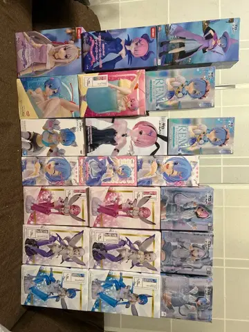 리제로 피규어 묶음 판매 21점