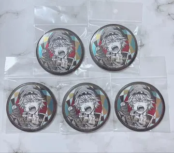 토겐안키 메탈릭 캔뱃지 토도로키 카에데 TSUTAYA 5개 세트