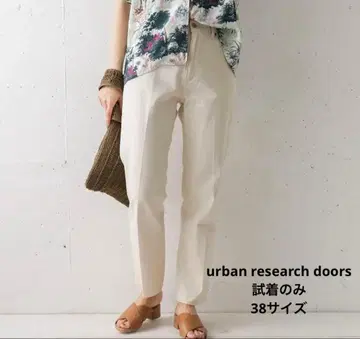 urban research 시착만 한 상품 아이보리 캐주얼 데님 팬츠