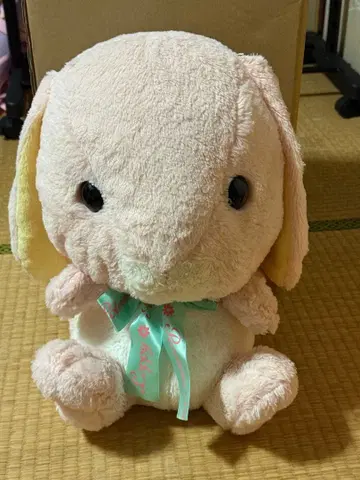 포테우사롯삐 캔디짱 JB 봉제 인형 토끼 핑크 40cm