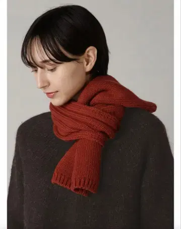 MARGARET HOWELL 브라운 스카프