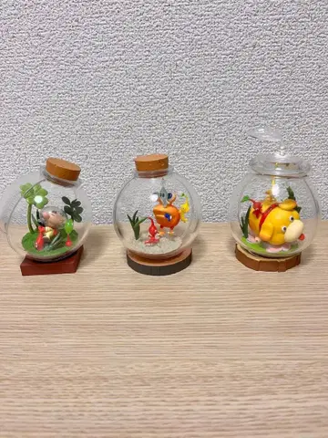 피크민 테라리움 컬렉션 피규어 3종 세트