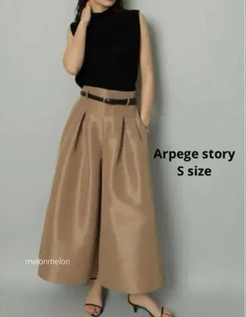 미사용 새상품 Arpege story 알페쥬 스토리 드레스 팬츠 S