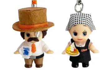 코메다 커피 코메다 큐피 스트랩 2종 세트 미개봉 새상품