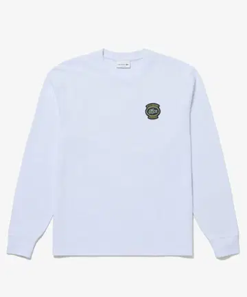 [ 라코스테 ] 헤비웨이트 엠블럼 와펜 긴팔 T셔츠