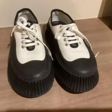 JIL SANDER 통굽 스니커즈 화이트/블랙 37