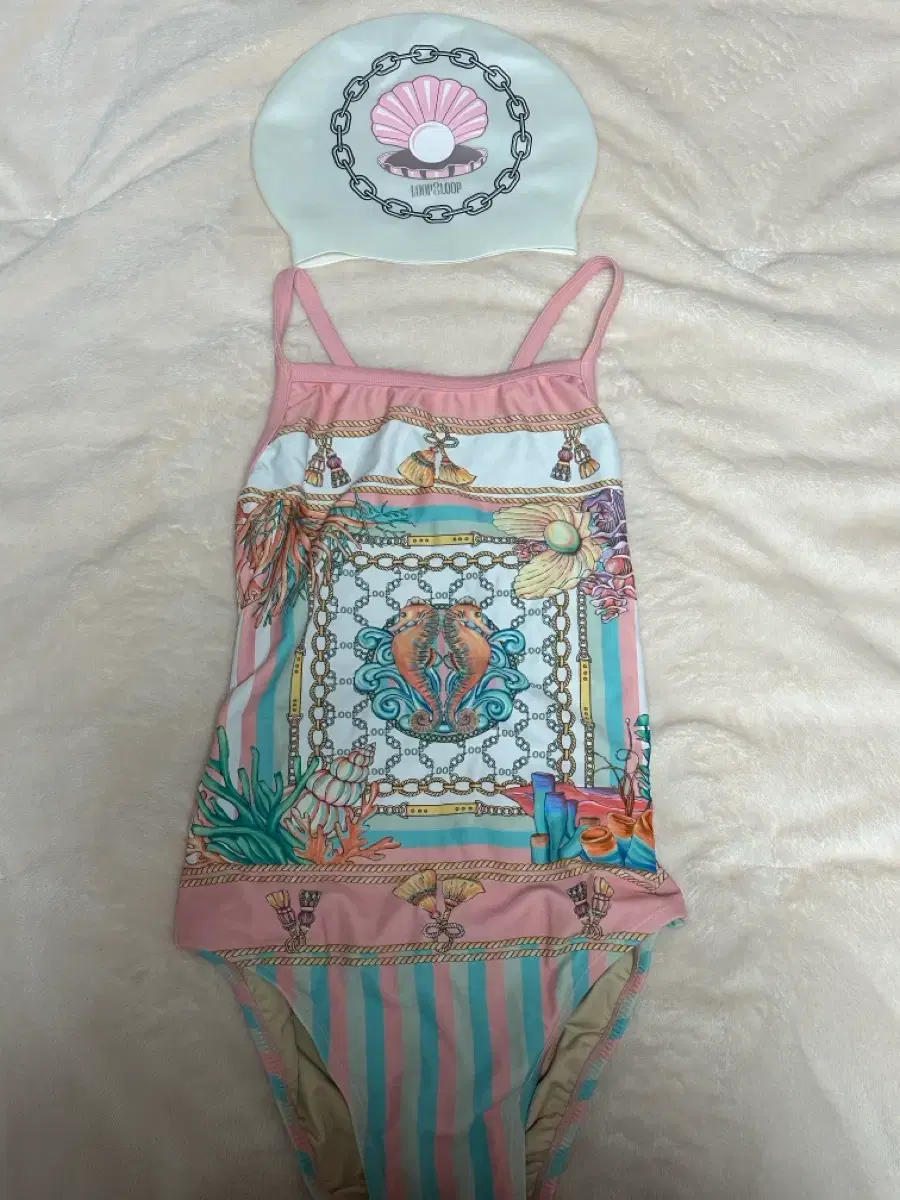 Looploop Lady Venus M + Clam Swim Cap Set