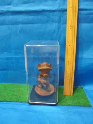 소방관 미키마우스 피규어 케이스 포함 약 10cm