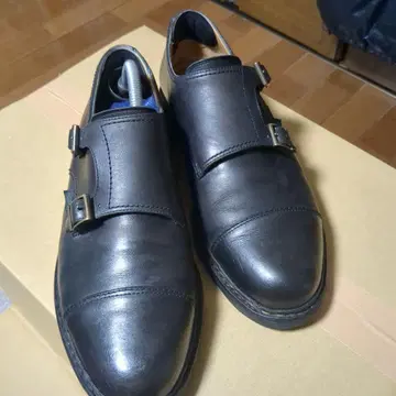 파라부트 Paraboot 더블 몽크 스트랩 블랙 사이즈 8