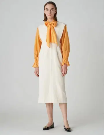 Ballsey 슬라브얀 트위드 오버롤 스커트