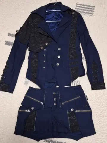 Ozzcroce 자켓 팬츠 (네이비)