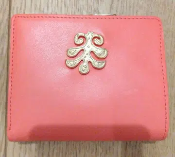 루이 페로 코랄 핑크 접이식 지갑