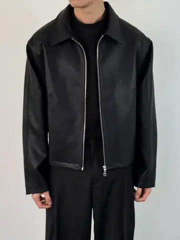 null archive fux leather jacket