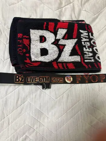 12/14 발송 B'z LIVE 2025 -FYOP- 루프 타월과 덤
