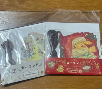 포켓몬 센터 크리스마스 가랜드 2종 세트 미개봉 새상품