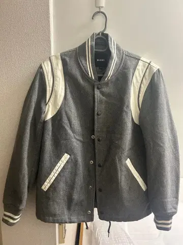 빔즈 BEAMS 바시티 자켓 S 사이즈 라이트 멜톤 블루종