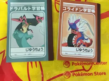 단종품 포켓몬 센터 한정판 미니 학습장 세트