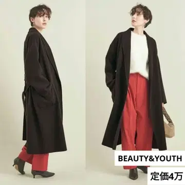 컨디션 최상 BEAUTY&YOUTH BY 모사 숄카라 리버 코트
