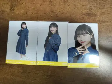 노기자카46 브로마이드 카와사키 사쿠라 데님 원피스 컴프