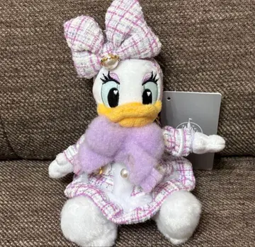 데이지 봉제 인형 키링 키체인 TWEED STYLE