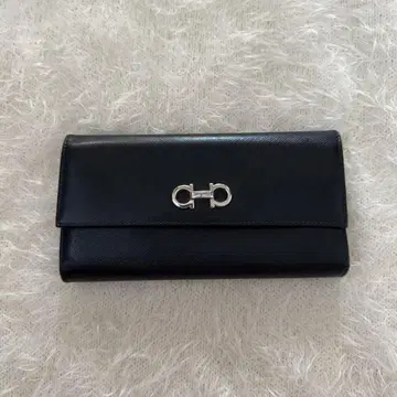 [ 박스 포함 ] Ferragamo 페라가모 장지갑 블랙