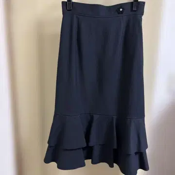 엠즈그레이시 밑단 캉캉 스커트 블랙